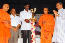 Inauguration of the programme on 25th by Sri Kota Srinivas Poojari by lighting the lamp