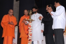 Inauguration of the programme by Sri C T Ravi lighting the lamp